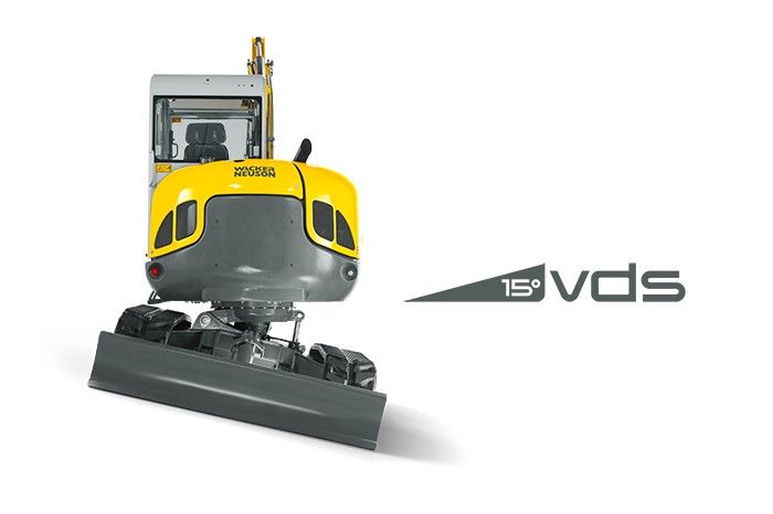 Мини экскаватор Wacker Neuson с системой VDS - ТРАКПРОКАТ- аренда строительной техники