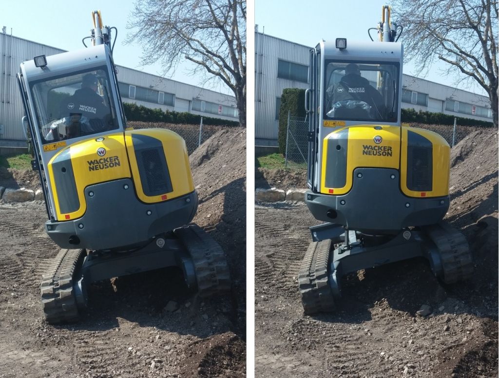 Мини экскаватор Wacker Neuson с системой VDS - ТРАКПРОКАТ- аренда строительной техники