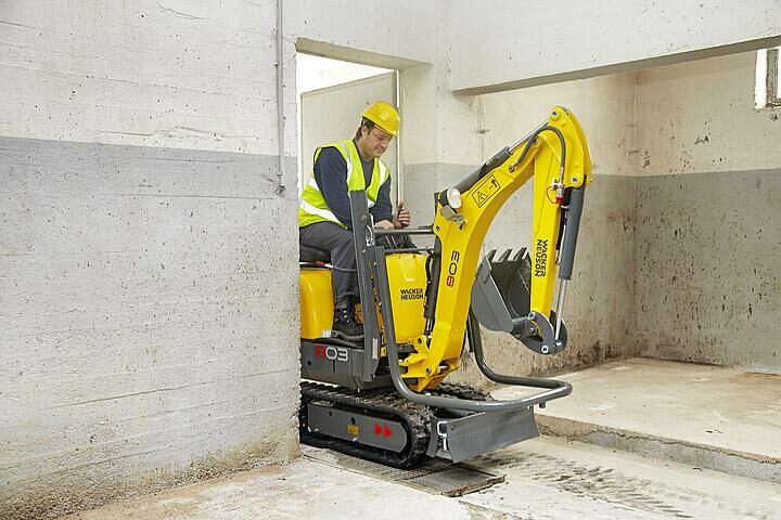 Мини экскаватор Wacker Neuson 803 без кабины - ТРАКПРОКАТ- аренда строительной техники