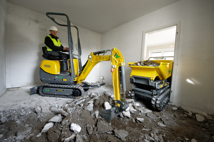 Мини экскаватор Wacker Neuson 803 без кабины - ТРАКПРОКАТ- аренда строительной техники
