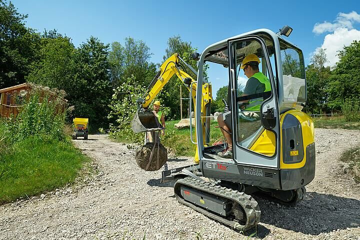 Мини экскаватор Wacker Neuson ET16 - ТРАКПРОКАТ- аренда строительной техники