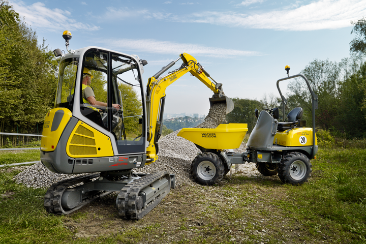 Мини экскаватор Wacker Neuson ET24 - ТРАКПРОКАТ- аренда строительной техники