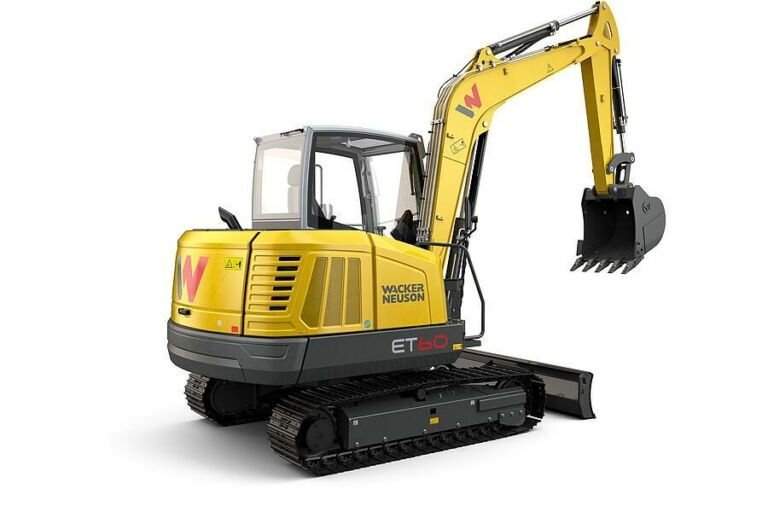 Мини экскаватор Wacker Neuson ET60. ТРАКПРОКАТ- аренда строительной техники. Компания ТРАКПРОКАТ  осуществляет продажу, аренду и сервис строительной техники ведущих мировых производителей в Москве. Мы предоставляем в аренду наиболее востребованные модели строительной техники.