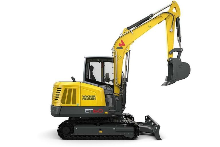 Мини экскаватор Wacker Neuson ET60 - ТРАКПРОКАТ- аренда строительной техники