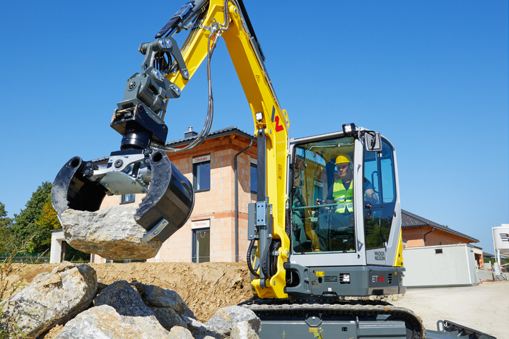 Мини экскаватор Wacker Neuson ET58 - ТРАКПРОКАТ- аренда строительной техники