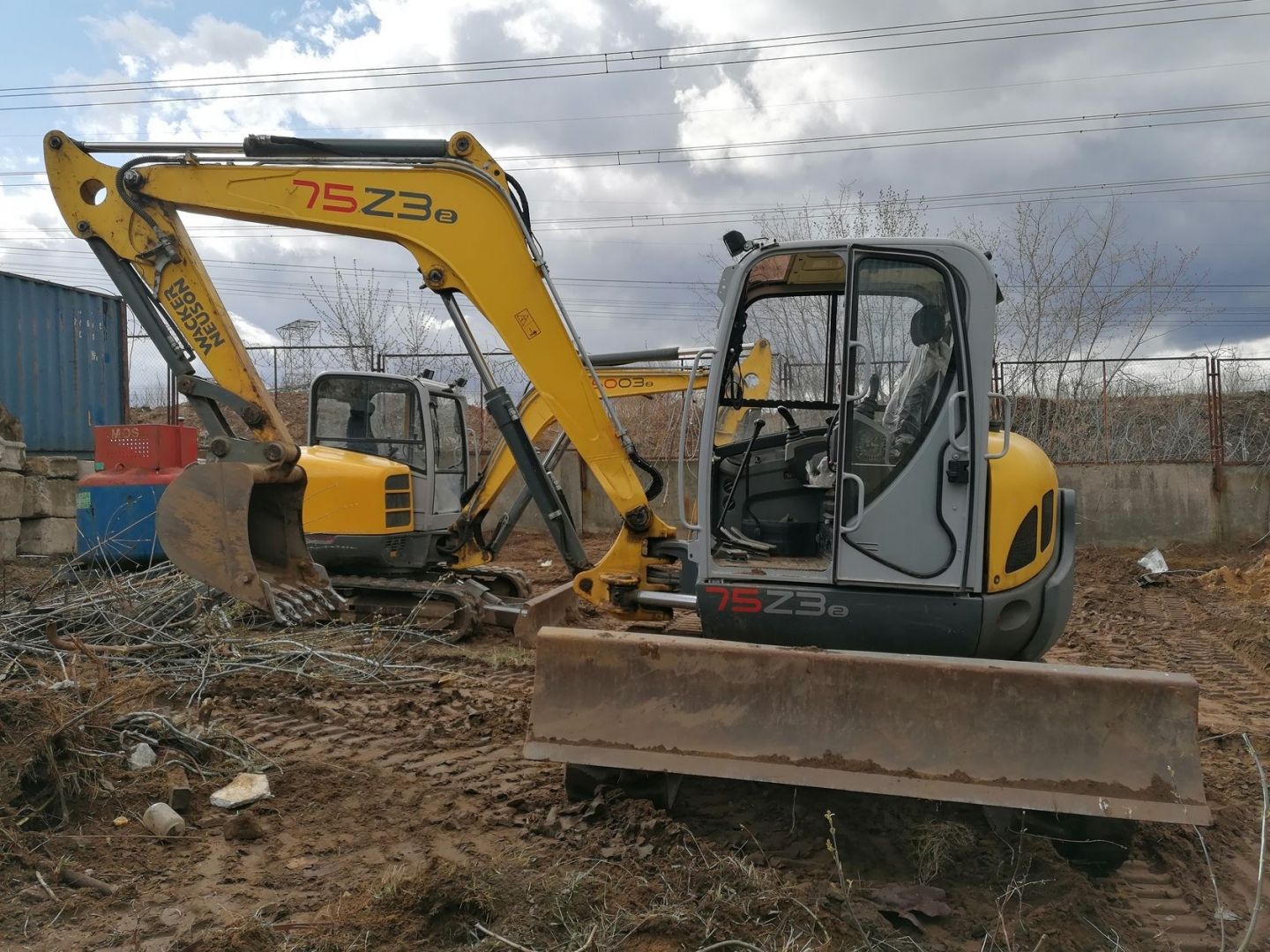 Мини экскаватор Wacker Neuson 75Z3 - Прокладка тепловой сети ООО «Водоканалсеть»